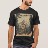 T-shirt vintage Adventure Compass (Devant)
