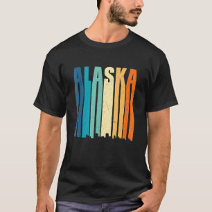 T-shirt Vintage Alaska Hommes Femmes Enfants Garçons Fille