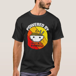 T-shirt Vintage Alimenté Par Ramen Ramen Soupe aux nouille