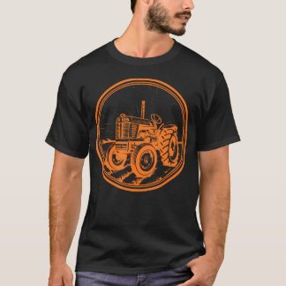 T-shirt Vintage Alis Chalmers Wd45 Tracteur Style Agricole