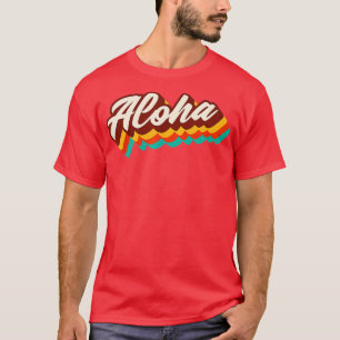 T-shirt Vintage Aloha HawaiiSentez l'Esprit Hawaiien Aloha