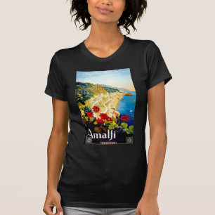 T-shirt Vintage Amalfi Italie Europe Travel