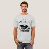 T-shirt vintage "AMERICA" (Devant entier)