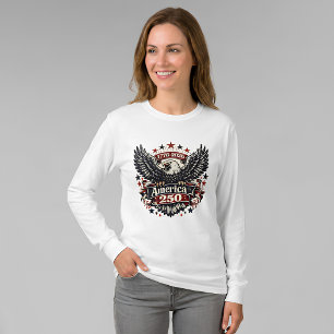 T-shirt Vintage Amérique 250 Aigle chauve 1776-2026 Patrio