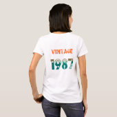 T-shirt vintage année 1987 🔥 (Dos entier)