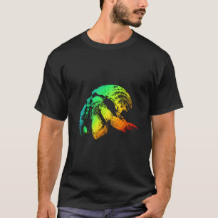 T-shirt Vintage arc-en-ciel coloré Chemise mignonne Hermit