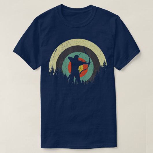 T-shirt Vintage Archer Bow Arrow Archery Lover (Design devant)