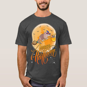 T-shirt Vintage Armadillo Ride Witch Shot Armadillo Hallow