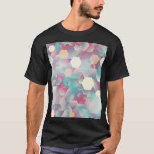 T-shirt Vintage Arrière - plan Confetti Glittering.