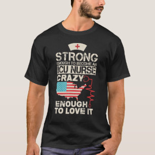 T-shirt Vintage Assez Fort Pour Devenir Infirmière De L'UI