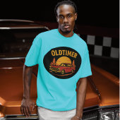 T-shirt Vintage Auto Oldtimer Sunset