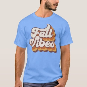 T-shirt Vintage Automne Vibes Happy Automne Yall Automne T