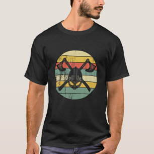 T-shirt Vintage Ax Jetant Des Hatchets Traversés Rétro