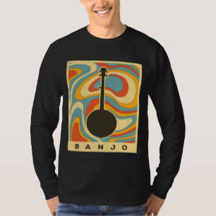 T-shirt Vintage Banjo Player Music Retro 1