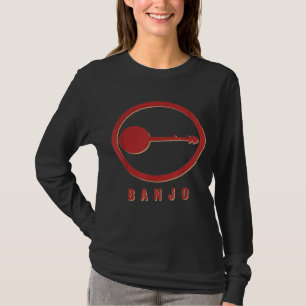 T-shirt Vintage Banjo Player Music Retro 3