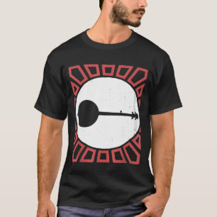 T-shirt Vintage Banjo Player Music Retro 4