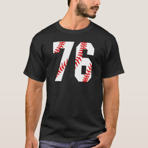 T-shirt Vintage Baseball Maman 76 Jersey Baseball favori