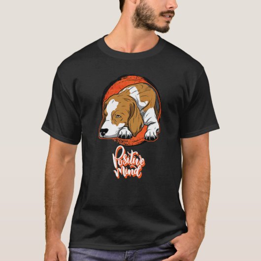 T-shirt Vintage beagle (Devant)