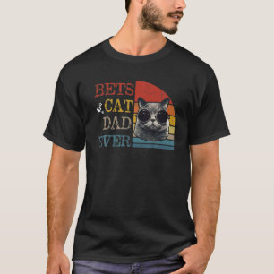T-shirt Vintage Best Cat Papa Ever Cat Cat Daddy Poison