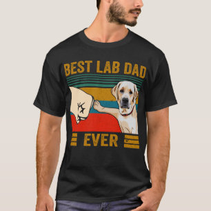T-shirt Vintage Best Lab Dad