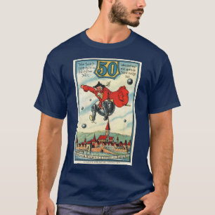 T-shirt Vintage Billet de Notgeld 50 Pfennig : Bar
