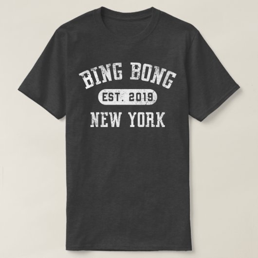 T-shirt Vintage Bing Bong New York (Design devant)
