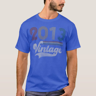 T-shirt Vintage Birthday 2013 boy