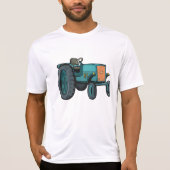 T-shirt Vintage Blue Tracteur (Devant)