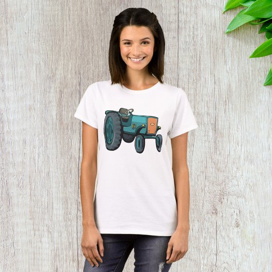 T-shirt Vintage Blue Tracteur