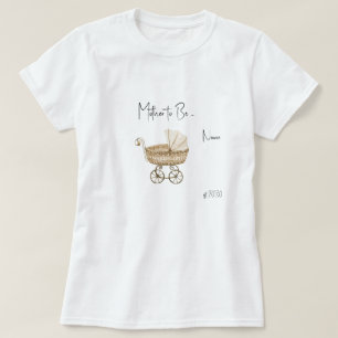 T-shirt vintage bohème pour future maman pour Baby