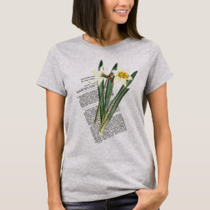 T-shirt vintage Botanique Narcissus