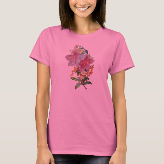 T-shirt Vintage Bouquet (Devant)