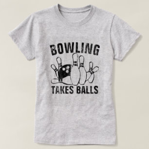 T-shirt Vintage Bowling Balls