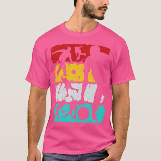 T-shirt Vintage Bowling Hommes femmes Retro Bowler