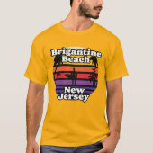 T-shirt Vintage Brigantine Beach New Jersey (Devant)