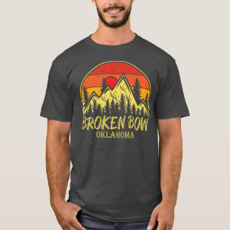 T-shirt Vintage Broken Bow Oklahoma OK Mountains Hiking So