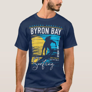 T-shirt Vintage Byron Bay Surfing Graphic Retro Surfing Su