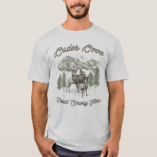 T-shirt Vintage Cades Cove Great Smoky Mountains