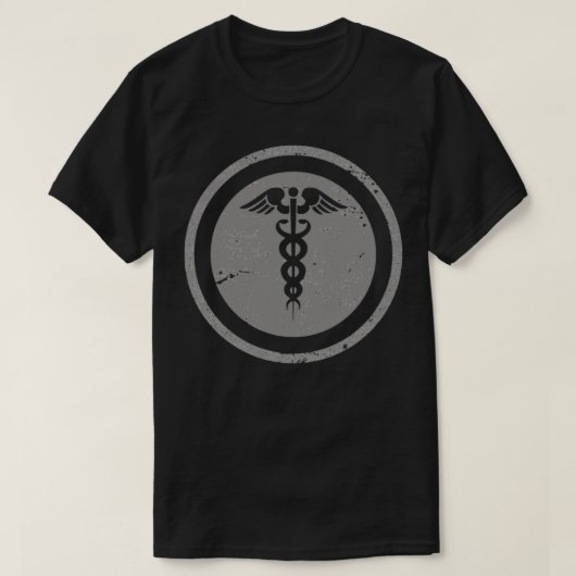 T-shirt Vintage Caduceus Artwork (Design devant)
