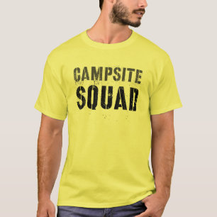 T-shirt Vintage CAMPSITE SQUAD Summer Counselor Teacher Te