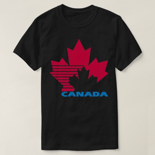 T-shirt Vintage canadien de hockey (Design devant)