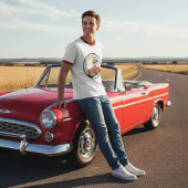 T-shirt Vintage Canine Cruiser Ringer Shirt