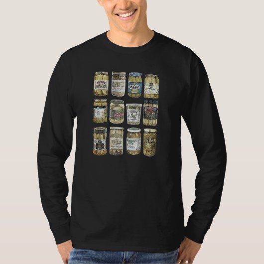 T-shirt Vintage Canned Pickles Canning Season (Devant)
