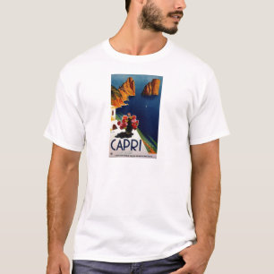 T-shirt Vintage Capri Italie Voyage