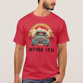 T-shirt Vintage Car Classic simple design vintage vintage 