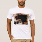 T-shirt Vintage Car Grunge Mens (Devant)