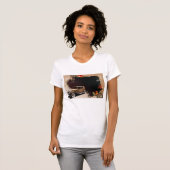T-Shirt Vintage Car Grunge Womens (Devant entier)