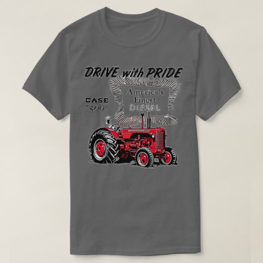 T-shirt Vintage Case Tractors Ad  (Design devant)