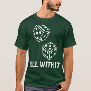 T-shirt Vintage Casino Dice Jeu Soirée Joueur Roll