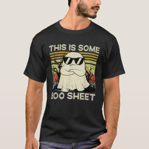 T-shirt Vintage C'est du Papier Toile Fantôme Rétro Hallow